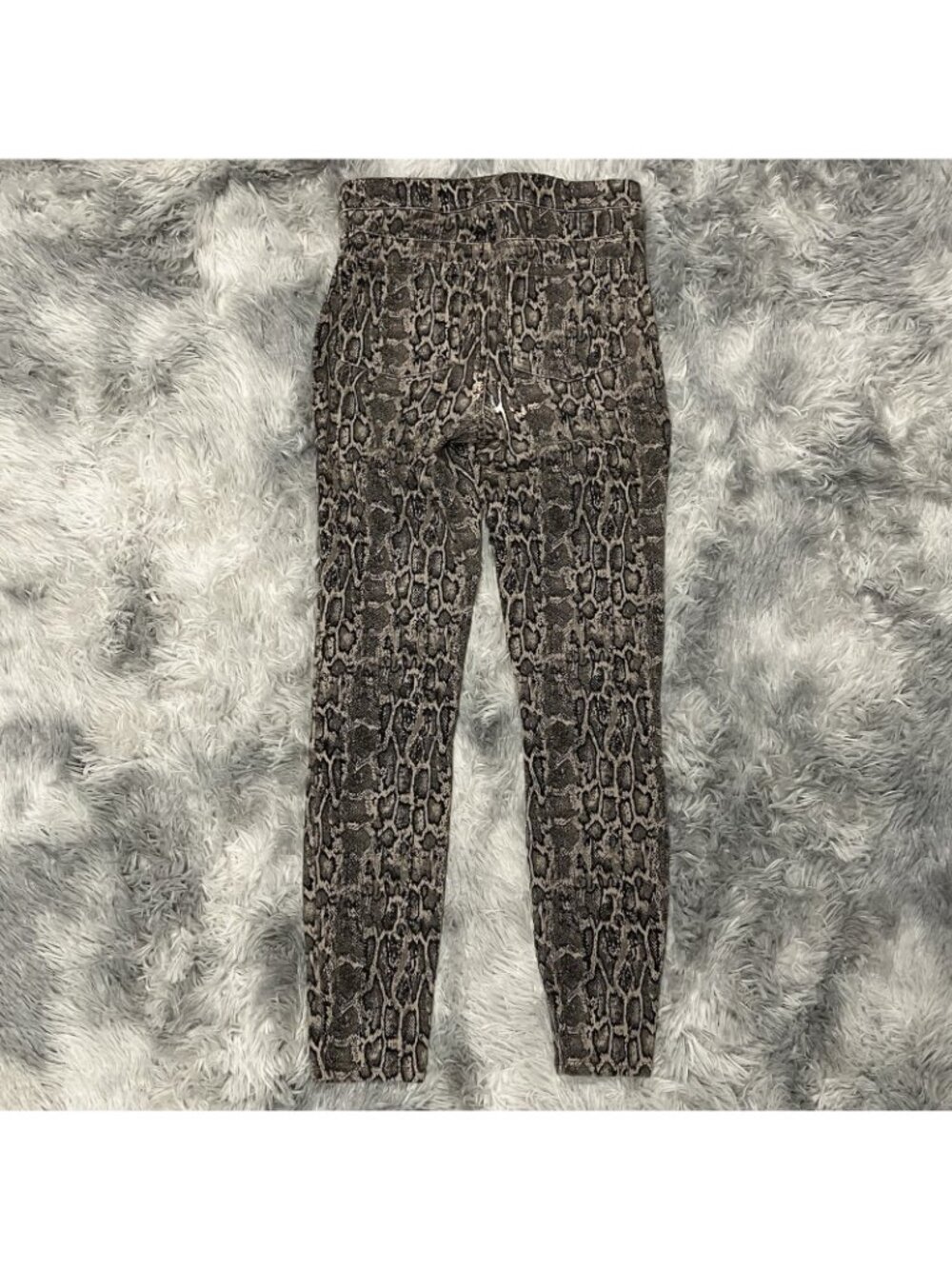 Spanx Snake Print Skinny Jeans XS Animal Print - Picture 6 of 7